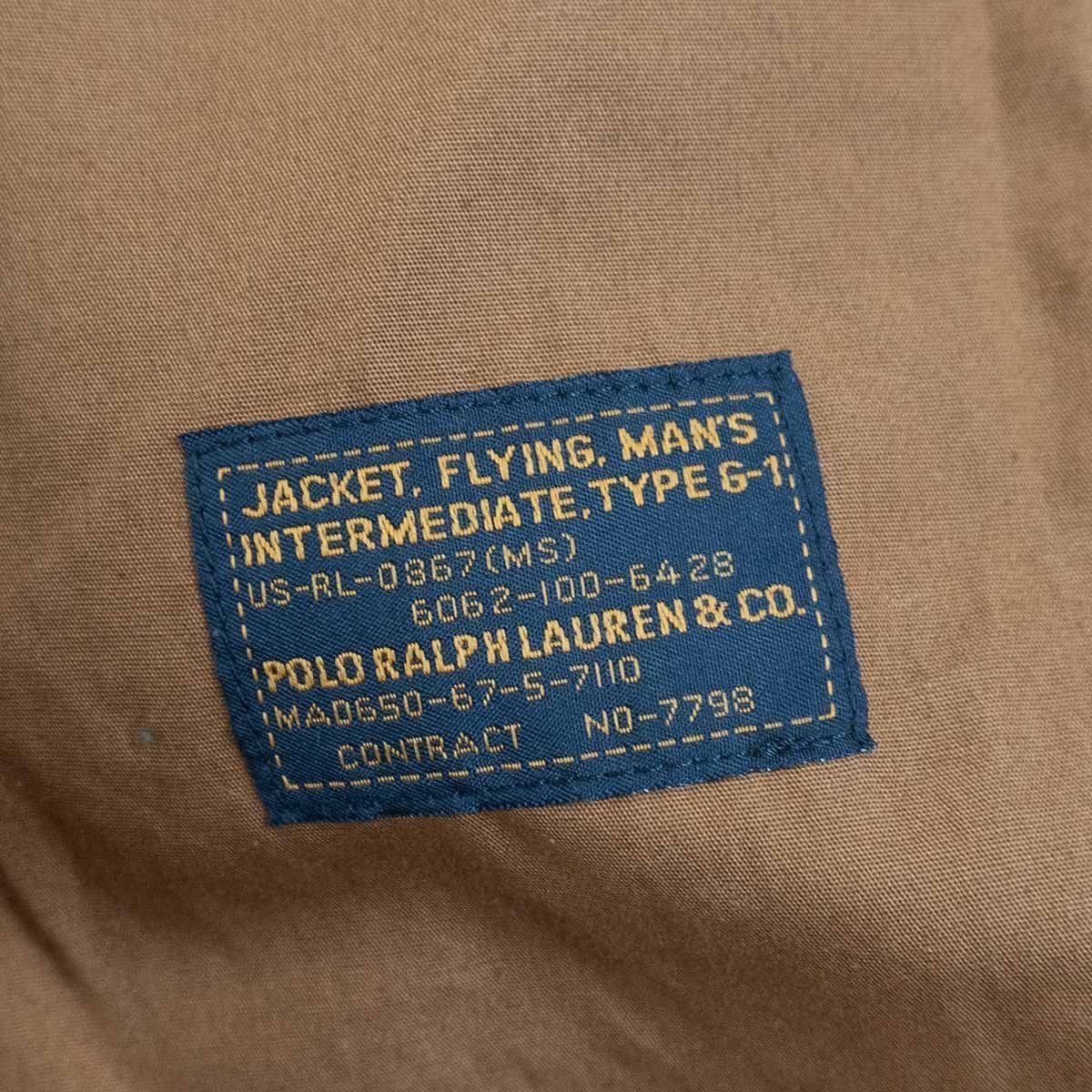 最高級品】POLO RALPH LAUREN 【 A-2 フライトジャケット】S 最高級品】POLO RALPH LAUREN 【 A-2 フライトジャケット】S