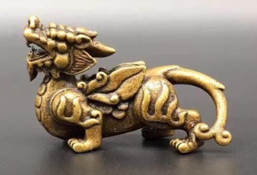 銅細工 置物 瑞獣 装飾品 工芸品 美術品 置物 - メルカリ