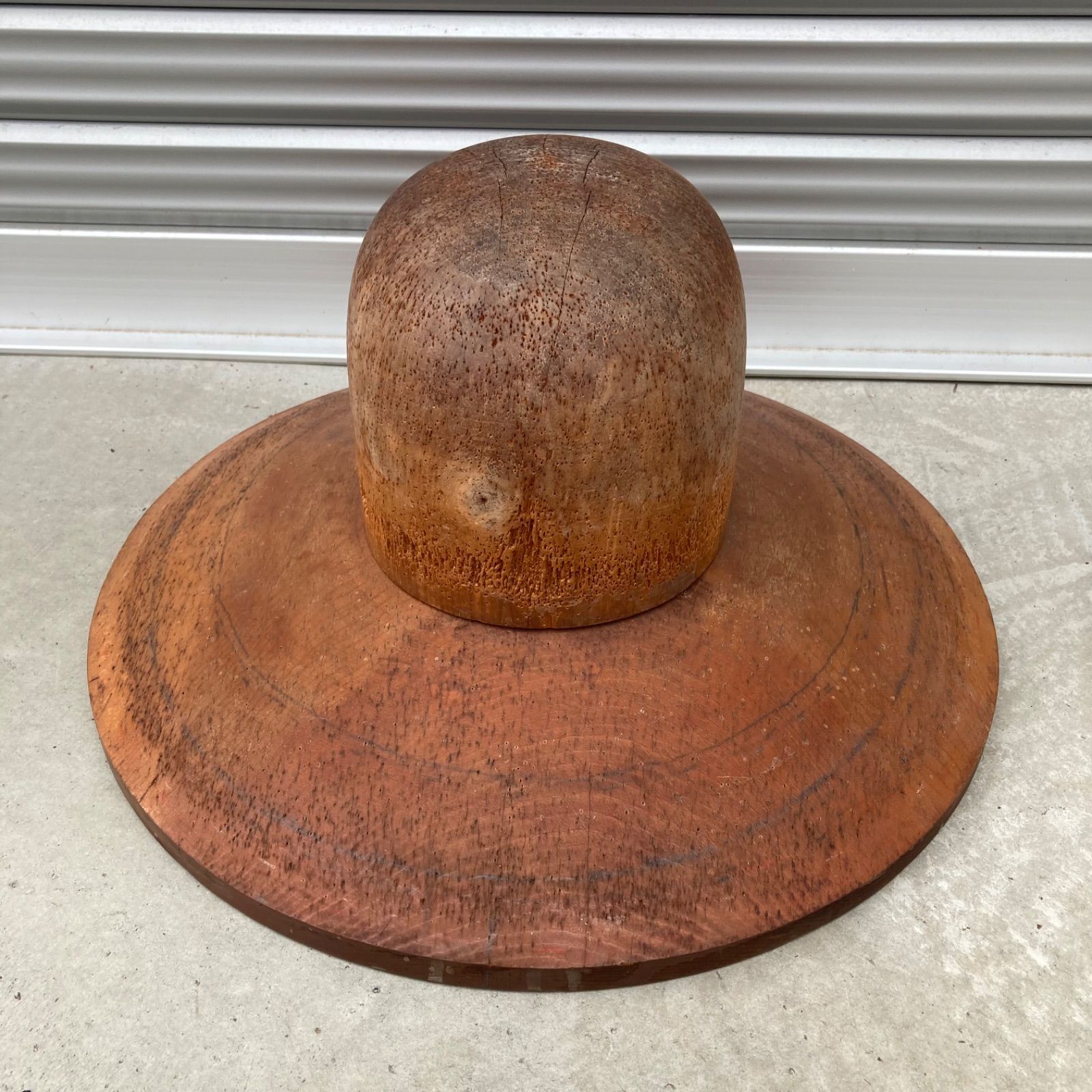 帽子 木型 クラウン 下がりブリム 2点セット 58cm ⑨