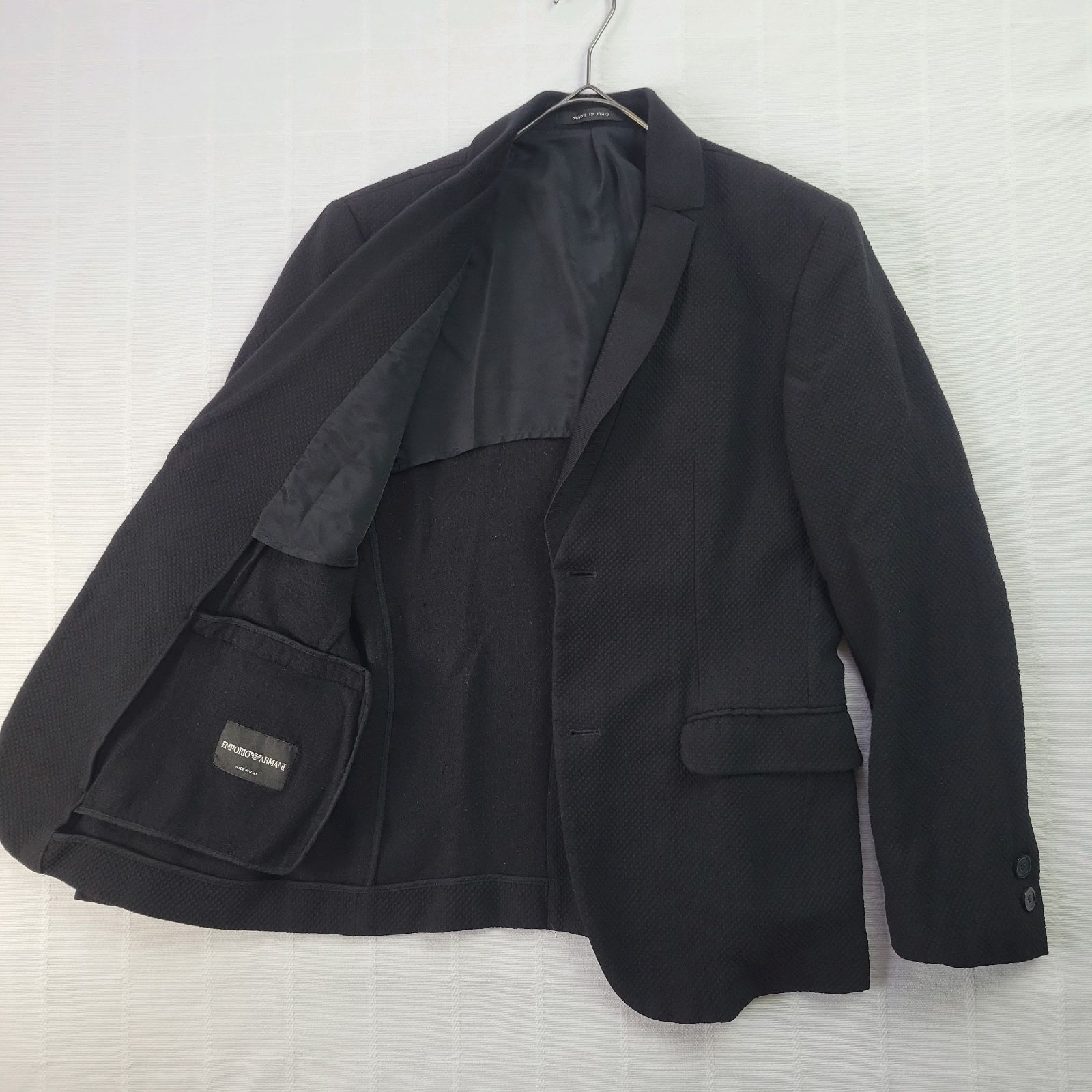 イタリア製】ジョルジオ・アルマーニ EMPORIO ARMANI ワッフルニット 