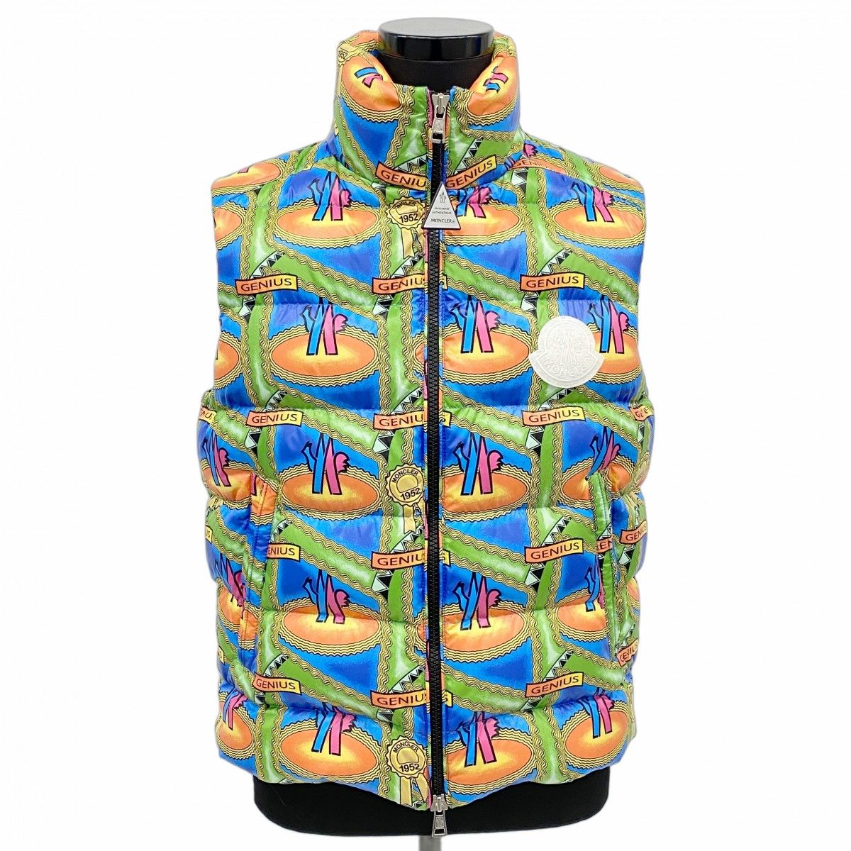 5apm0019 モンクレール ダウンベスト 2 ジーニアス マルチ ナイロン ダウン フェザー F10921A50100 539X5 メンズ