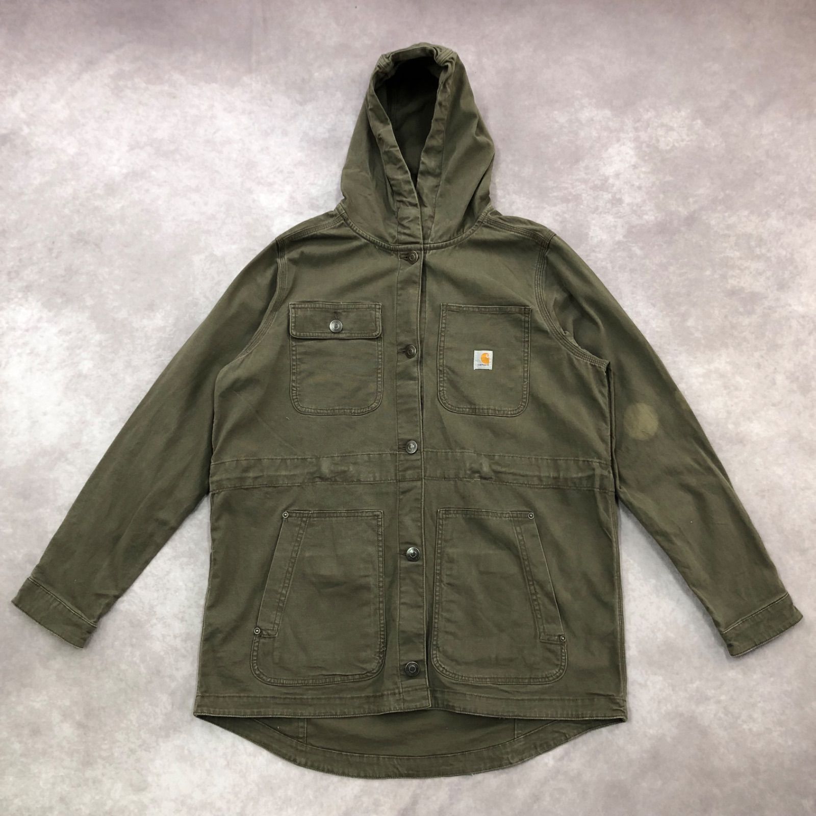 Carhartt カーハート ミリタリー ジャケット ブルゾン ロゴ-