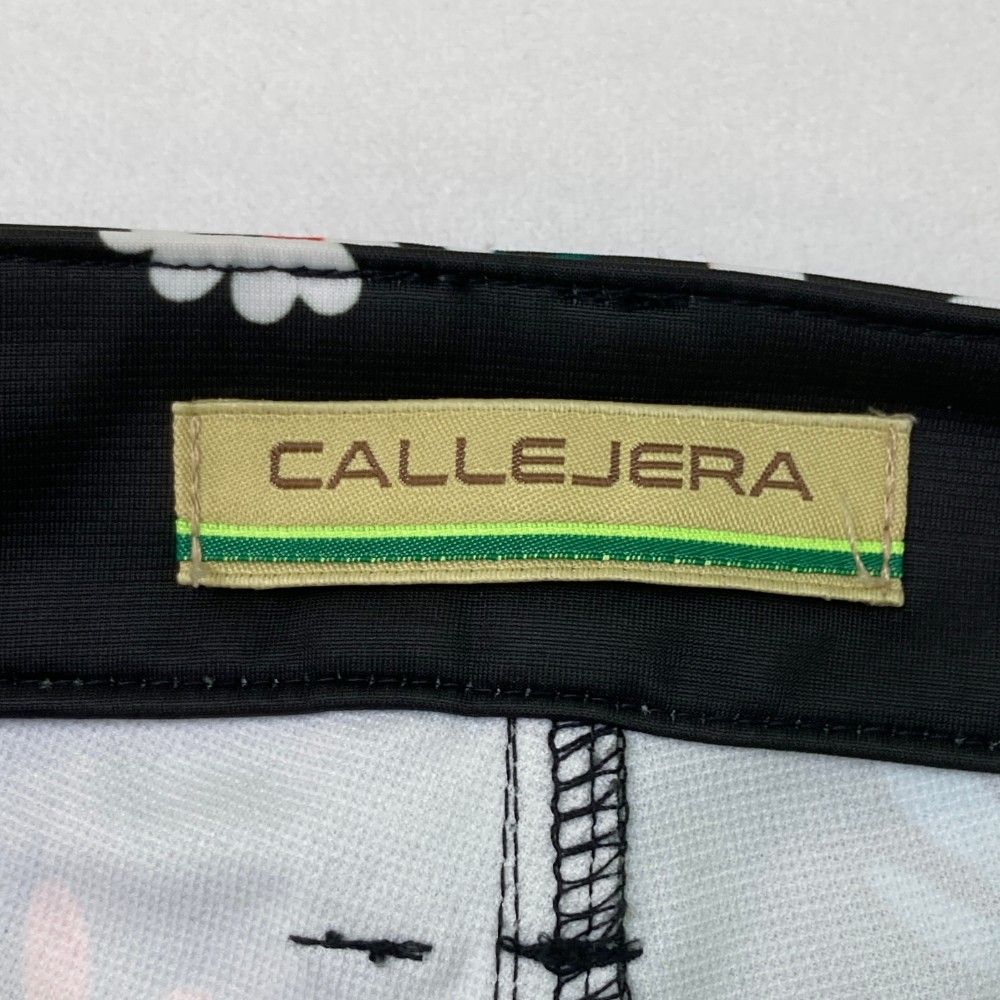 サイズ：0 CALLEJERA カジェヘラ  パンツ 花柄 ブラック系 [240101431860] ゴルフウェア レディース ストスト CALLEJERA カジェヘラ パンツ 花柄 ブラック系 サイズ：0 ランク