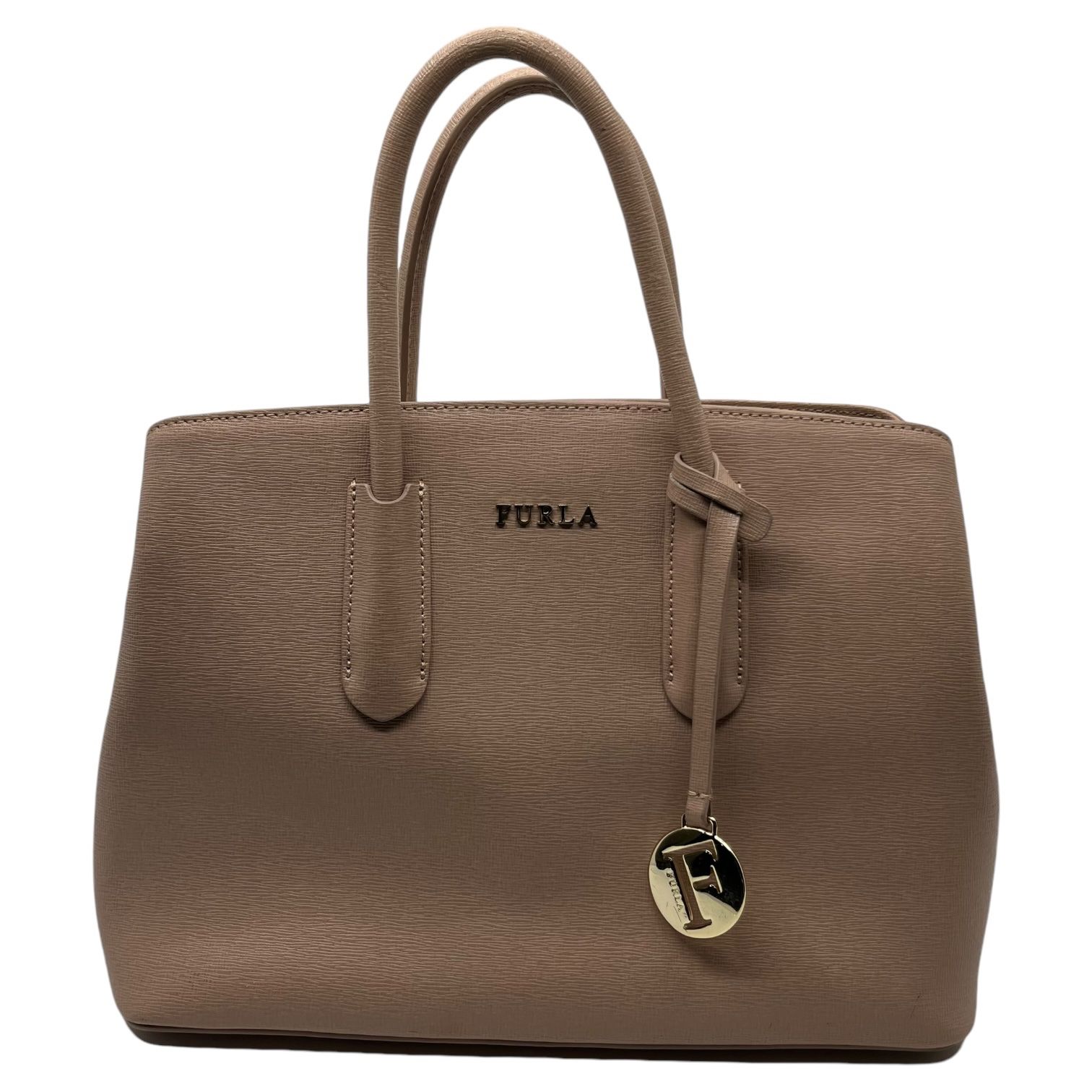 FURLA(フルラ) TESSA ロゴ ハンドバッグ G7280 ピンク - メルカリ