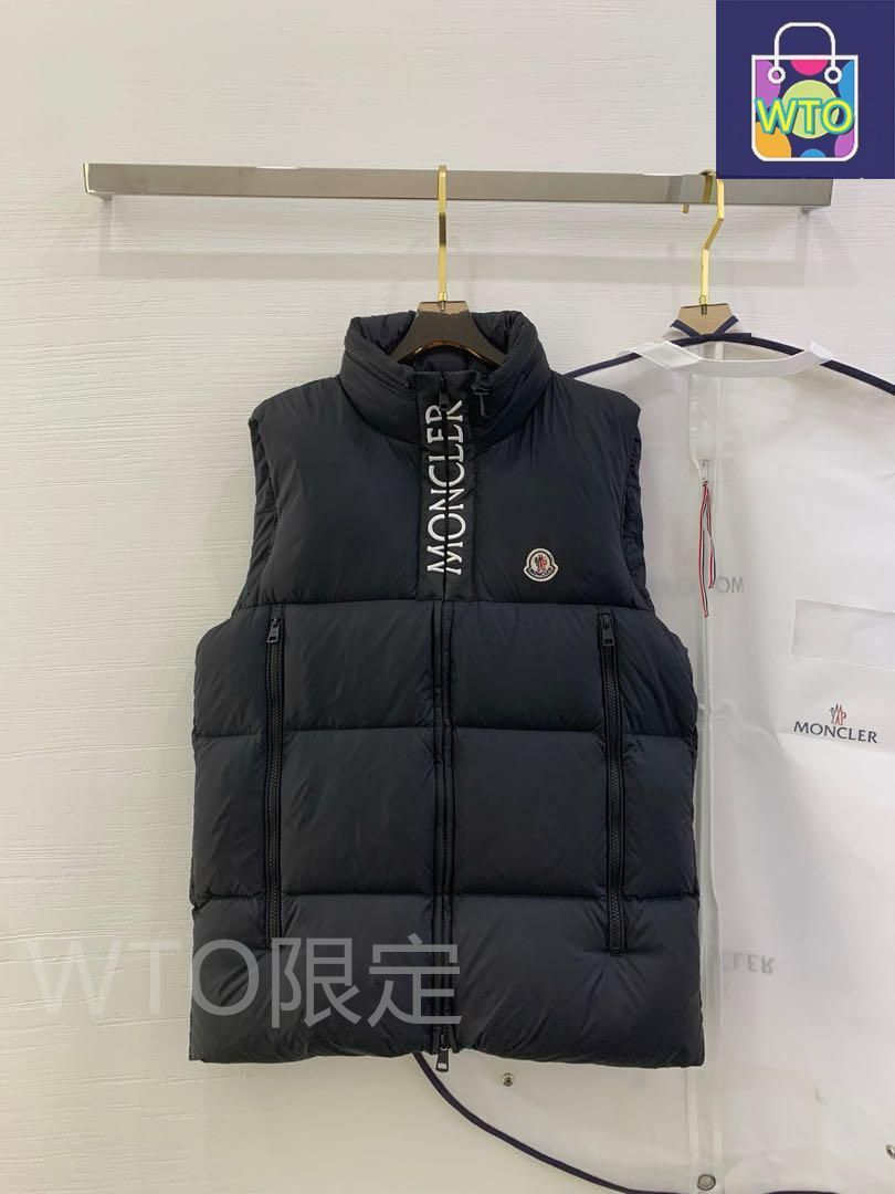 百貨店福袋 MONCLER ブラック ダウンベスト｜本日限定特価｜新品未使用 ジャケット・アウター