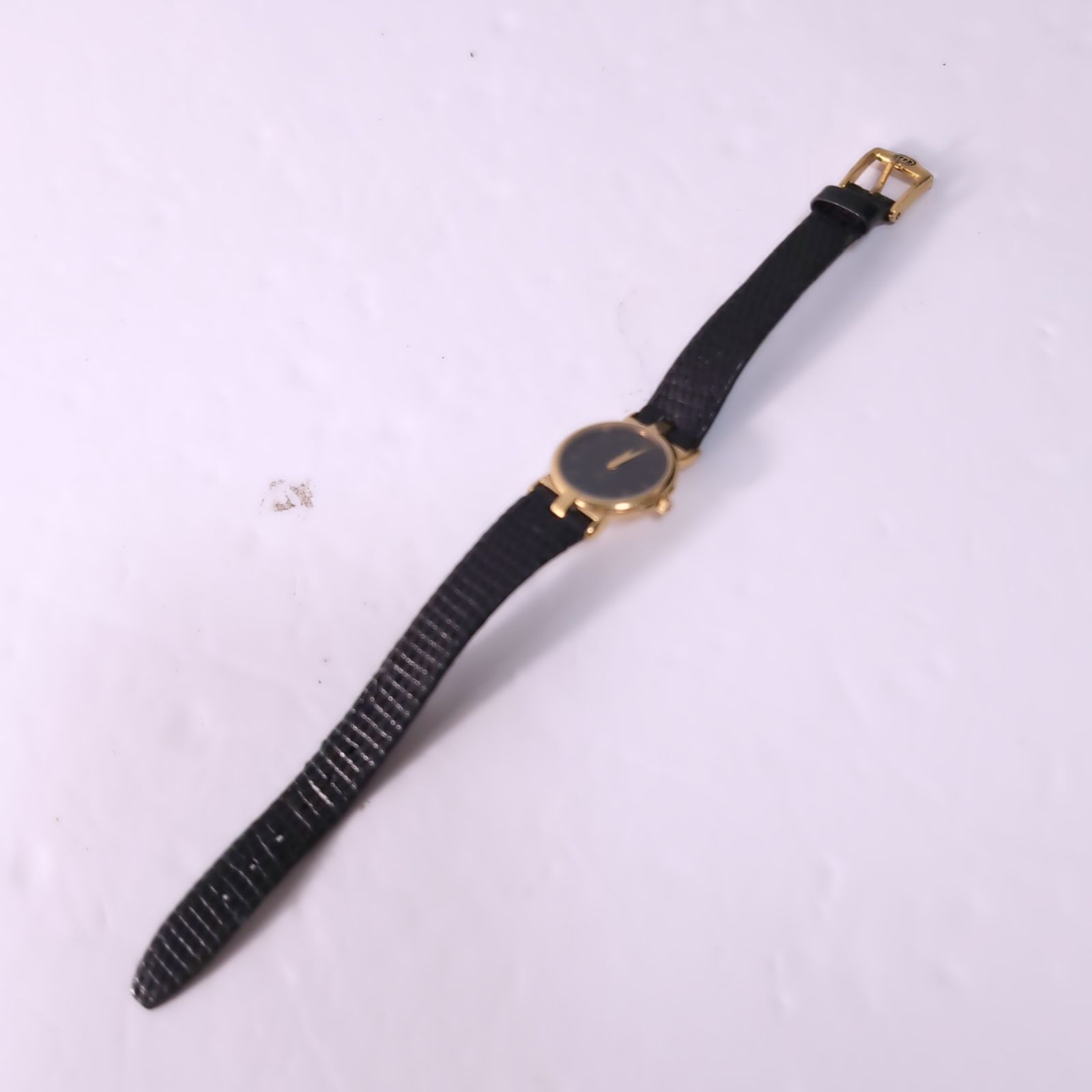 美品 グッチ GUCCI 3400L 黒文字盤 レディース 腕時計 箱 F775 美品