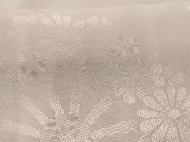 平和屋着物○振袖用長襦袢 無双仕立て 絞り 花蝶地紋 半衿刺繍