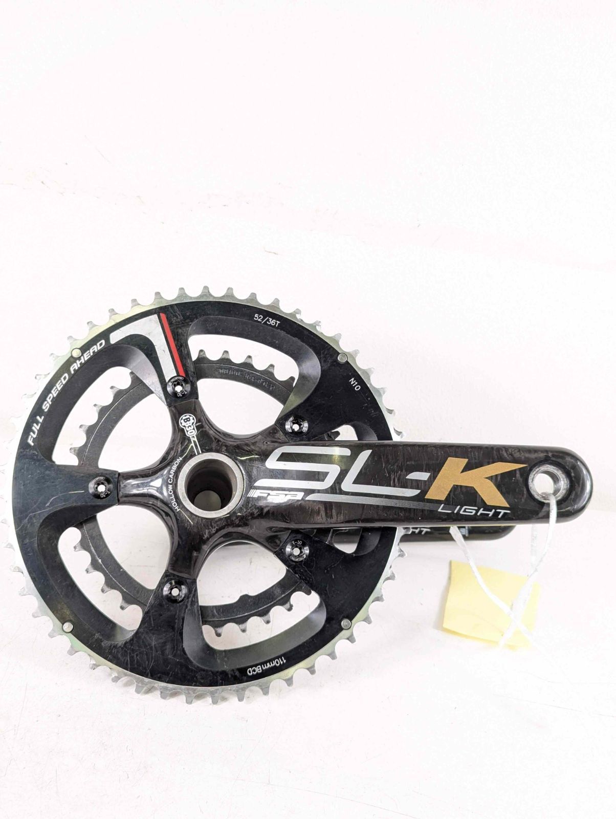FSA SL-K カーボンクランク 170mm 24mm 50/34T NEW old stock FSA SL-K Compact Carbon Crankset 170mm 50/34T