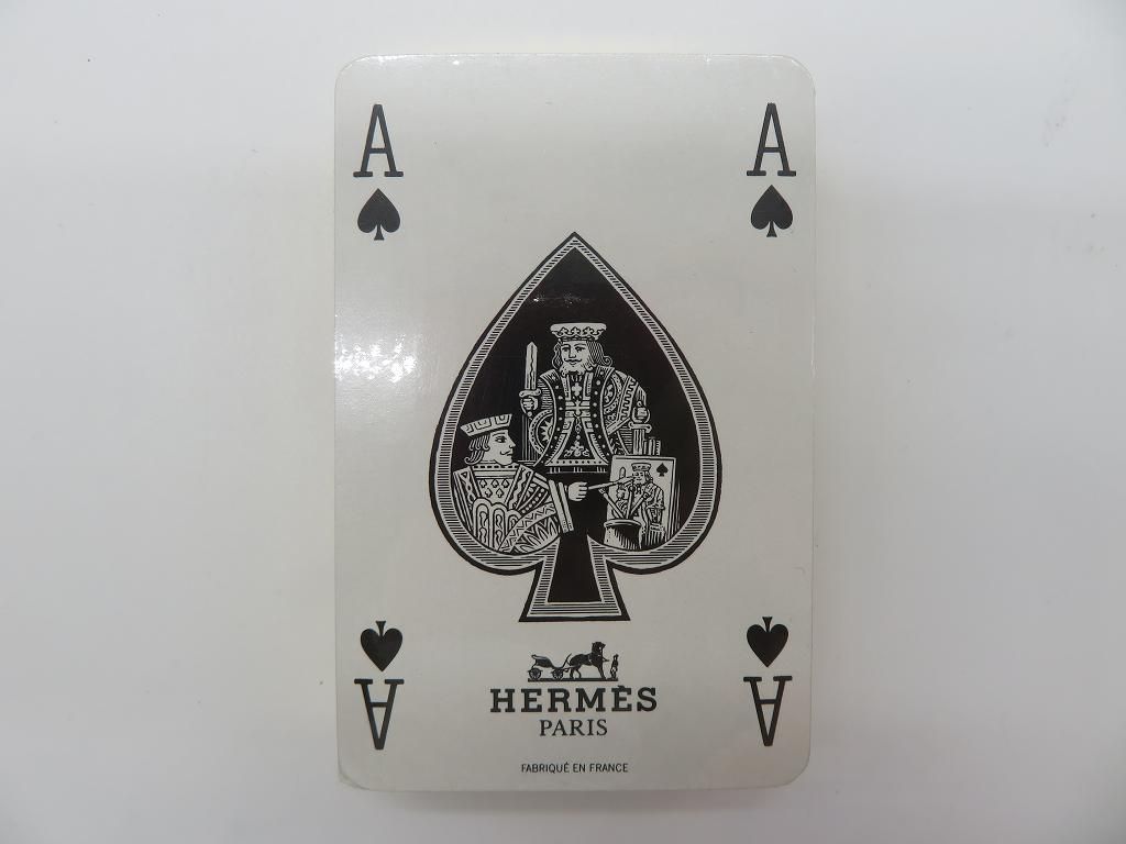 BHQ2☆エルメス/HERMES トランプ カード ノベルティ 小物 未開封