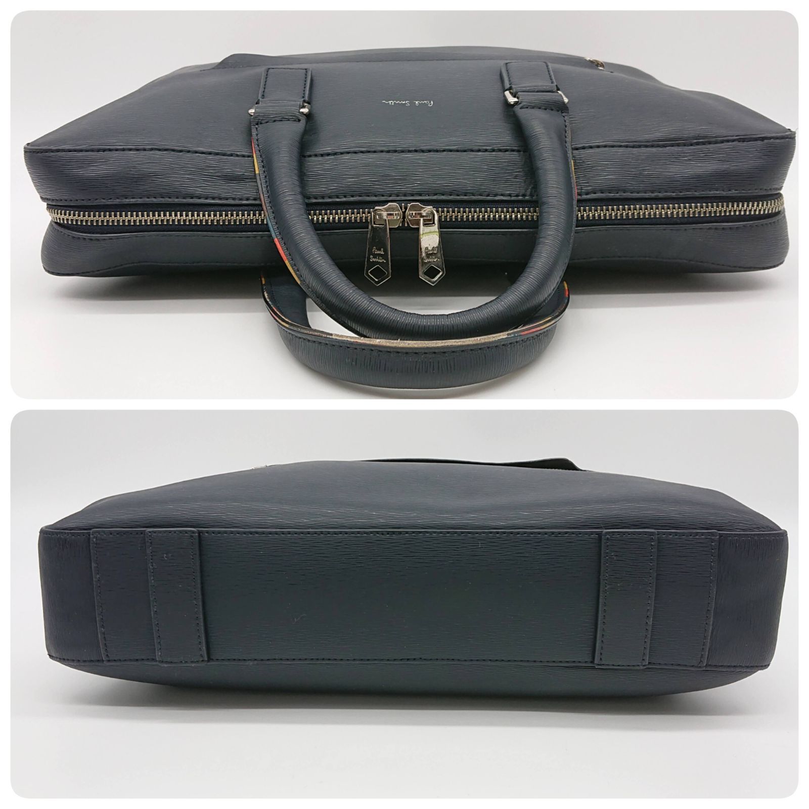 極美品✨ポールスミス 2WAY ビジネスバッグ　 ブリーフケース　 ネイビー系 Amazon.co.jp: [ポールスミス] メンズ ピンストライプ ナイロン