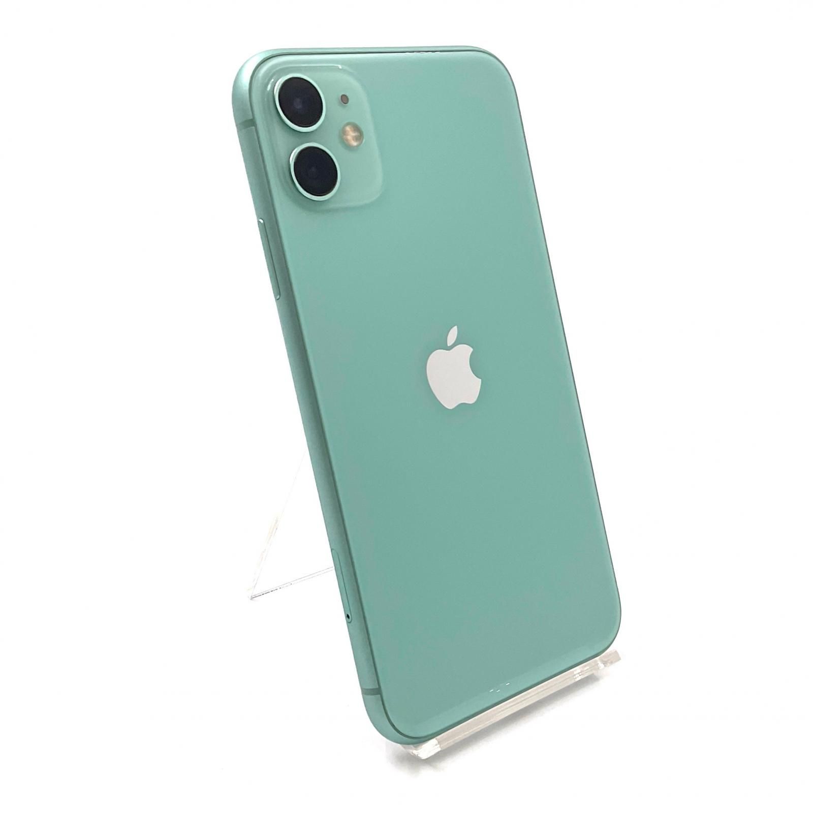 iPhone 11 128GB グリーン SIMフリー 白ロム 動作 済 全額返金保証 最速発送