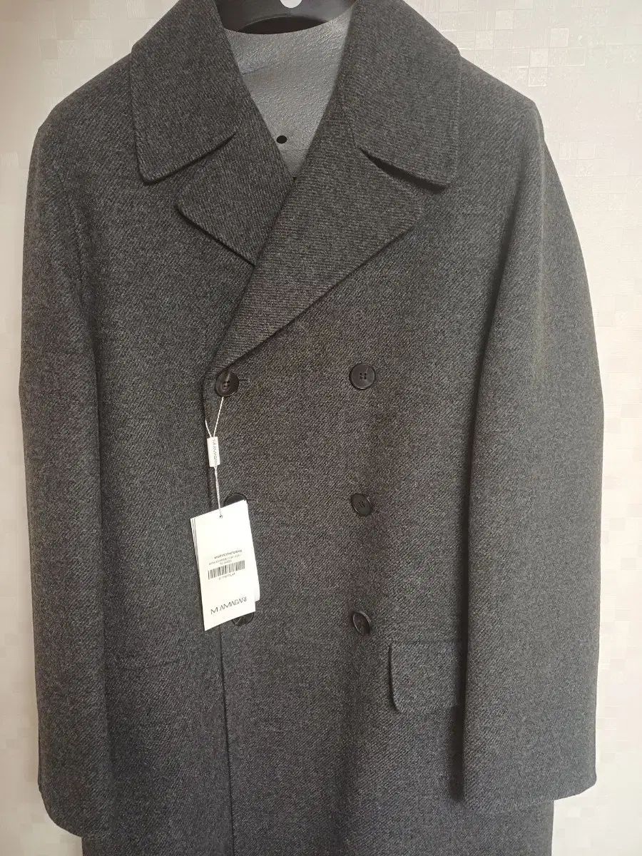 48 MAMA GARI ポンコート ツイル チャコール