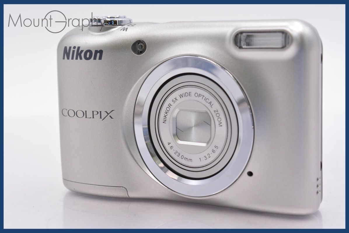 本物 ☆極上美品☆ ニコン Nikon COOLPIX A10 5x 単三電池仕様 メモリー