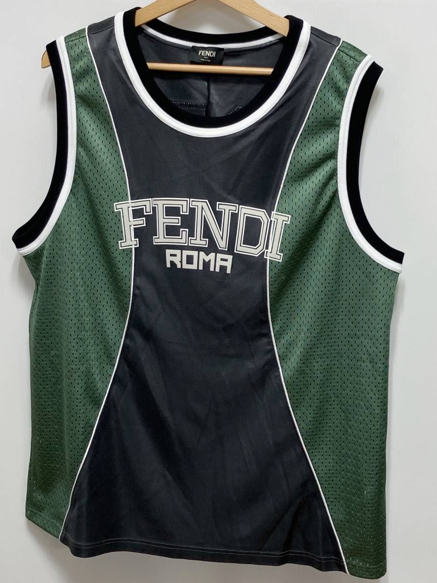FENDI フェンディ FAF634 A52D／ゲームシャツ メッシュ切替