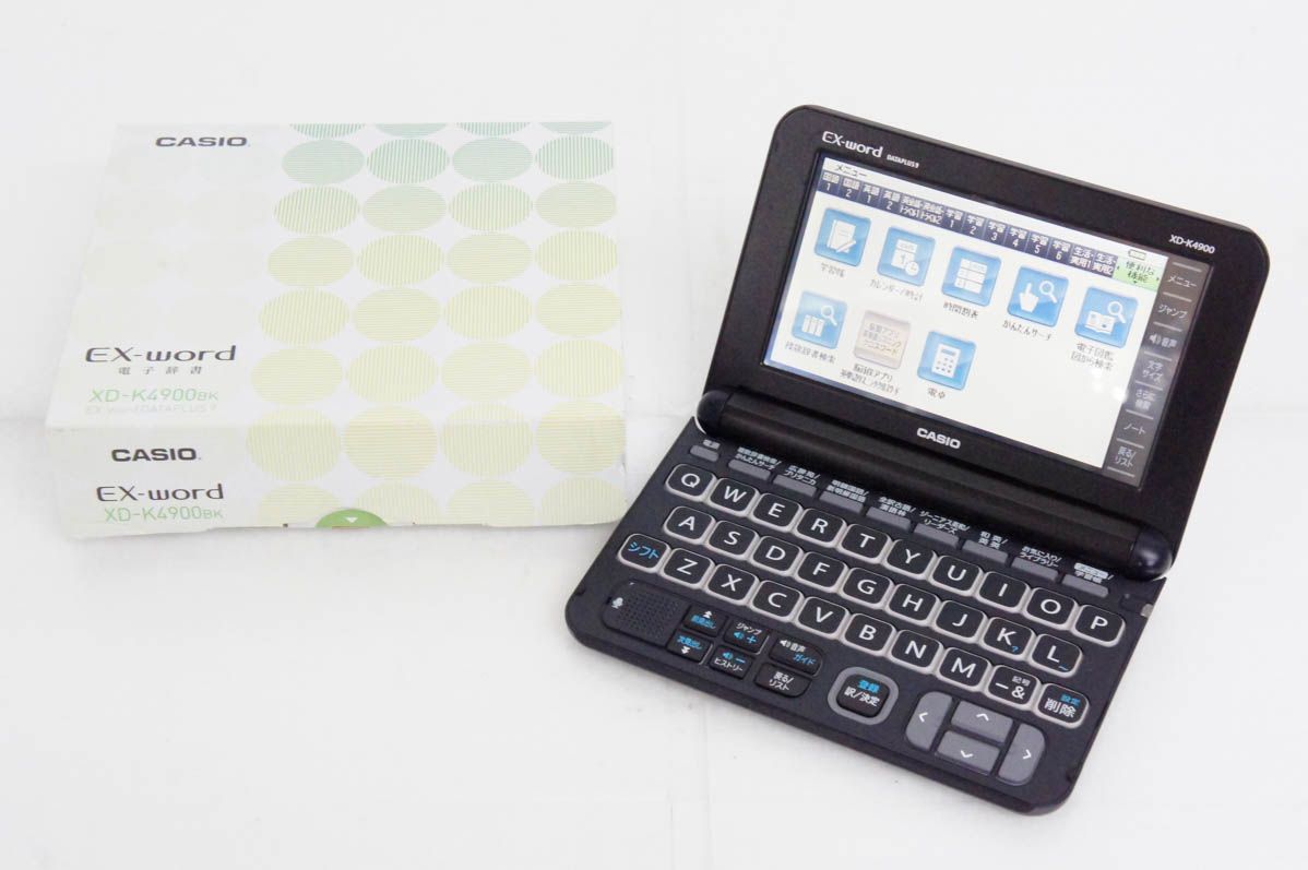 中古】CASIOカシオ EX-word エクスワード 電子辞書 XD-K4900 DATAPLUS9