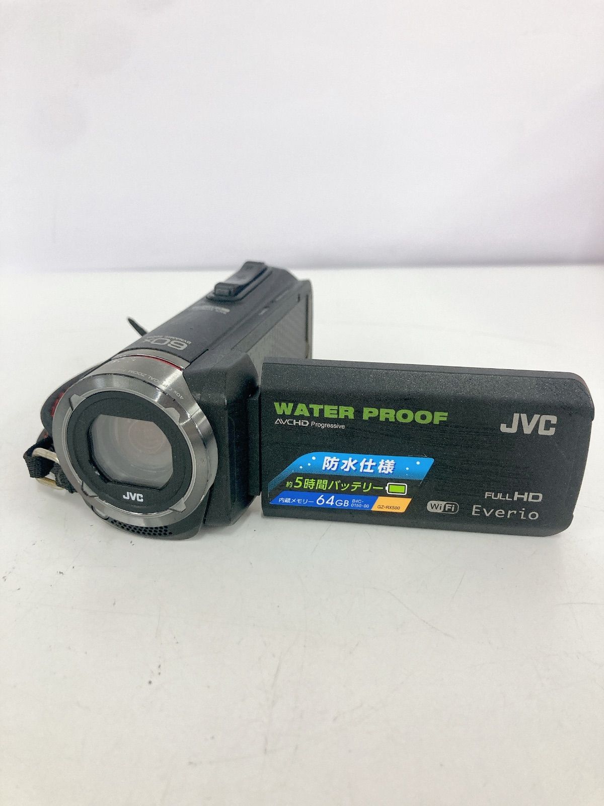 Amazon | JVC KENWOOD JVC ビデオカメラ EVERIO 防水 防塵 内蔵