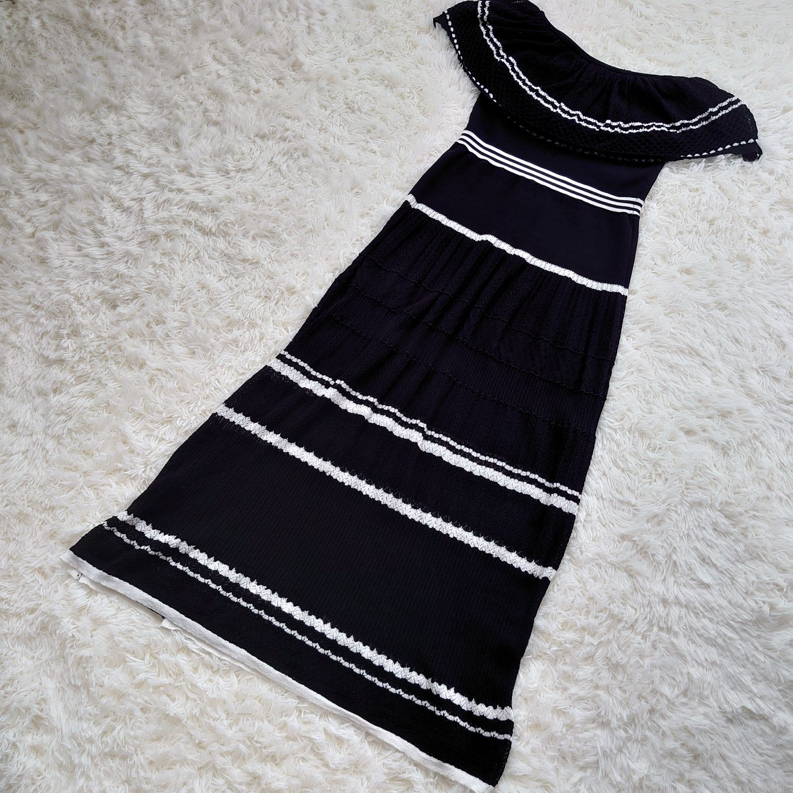 バイ レーシーニットワンピース