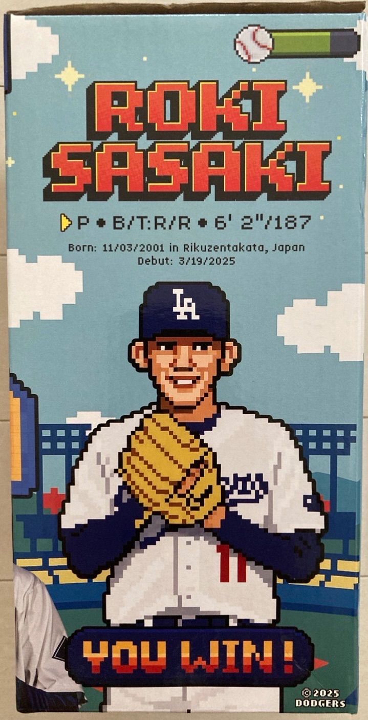 MLB - 佐々木朗希　ボブルヘッド　ドジャース　来場者限定　スタジアム配布 MLB - 佐々木朗希 ボブルヘッド ドジャース 来場者限定