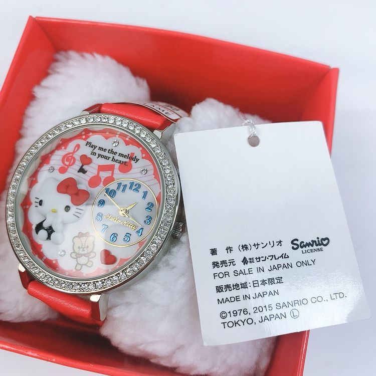 日本製）サンフレイム ハローキティ 腕時計 - メルカリ