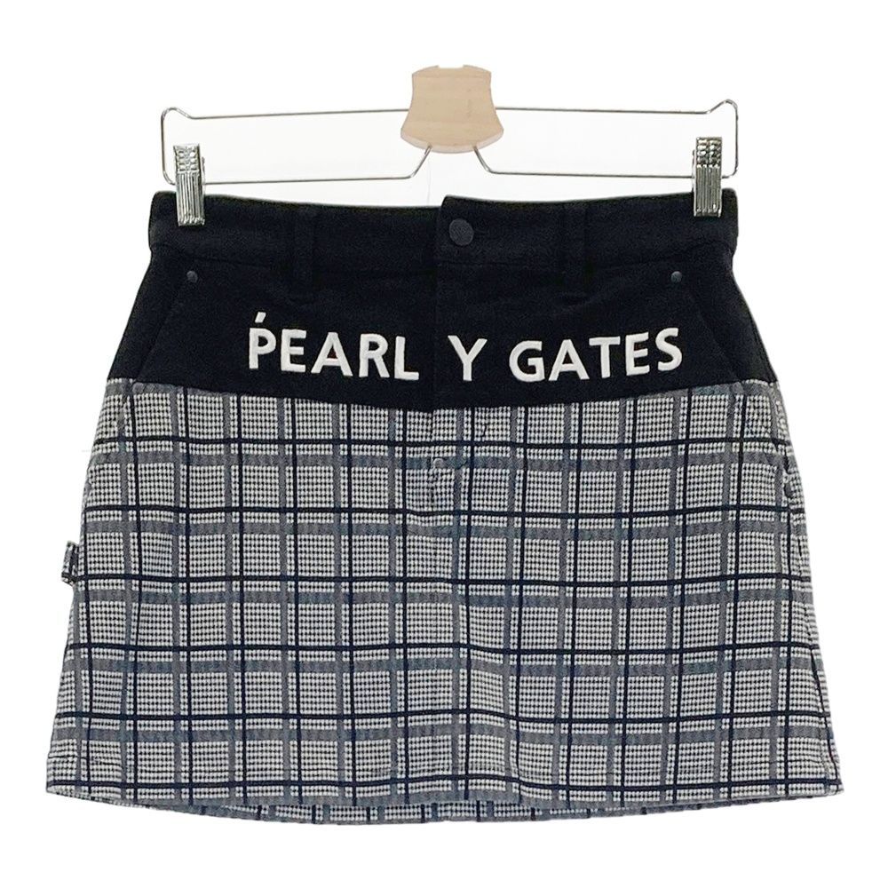 新品】PEARLY GATES パーリーゲイツ　ゴルフ　チェック柄ドットスカート 新品】PEARLY GATES パーリーゲイツ ゴルフ チェック柄ドットスカート