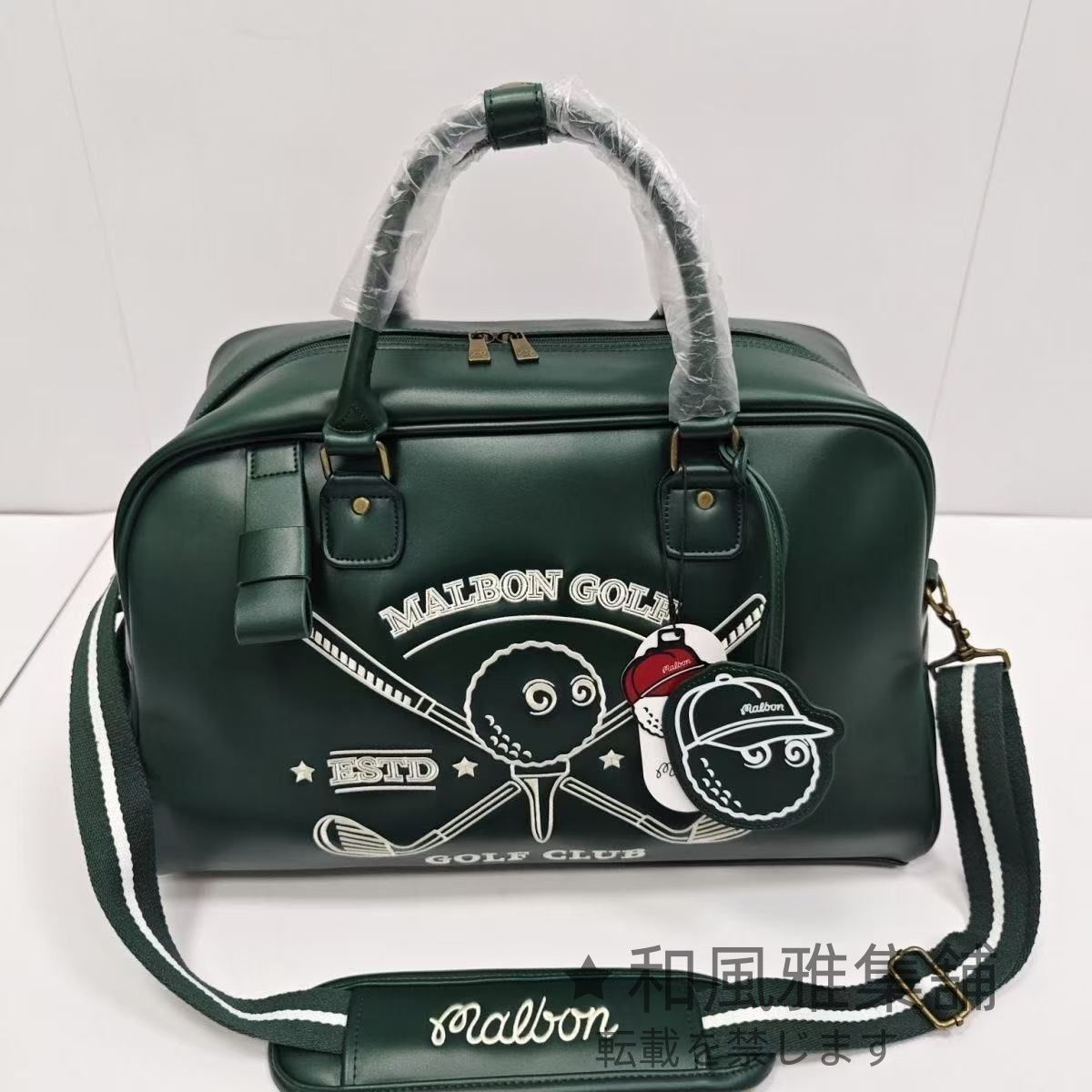 新作マルボンMalbonゴルフボストンバッグ 大容量 人気商品】malbon