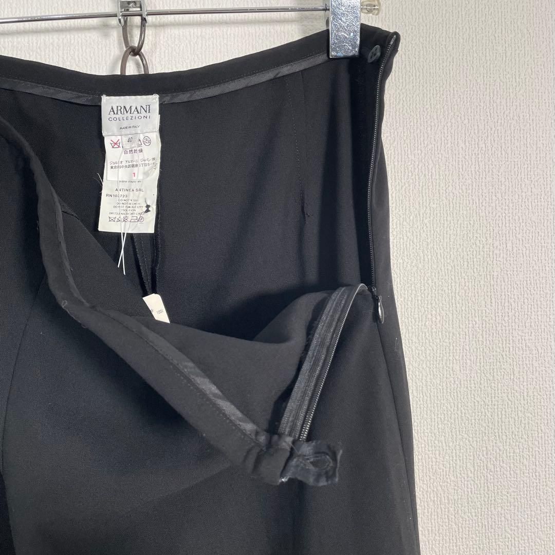 イタリー製 未使用タグ付き ARMANI COLLEZIONI ワイドスラックス