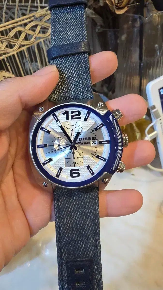 DIESEL ディーゼル デニム ストラップ 腕時計