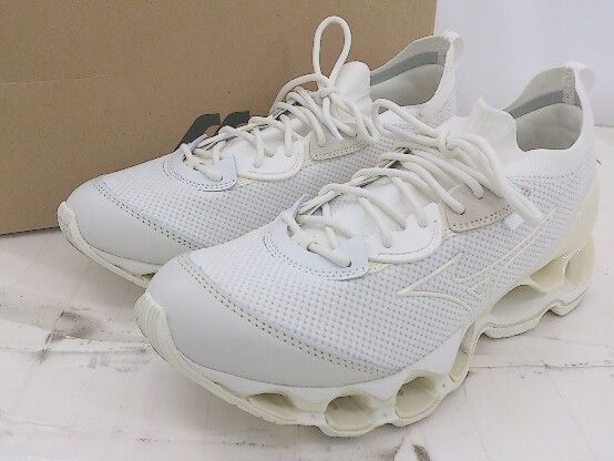 MIZUNO ミズノ WAVE PROPHECY B D1GA 220201 スニーカー シューズ サイズ25.5ｃｍ オフホワイト メンズ P 
