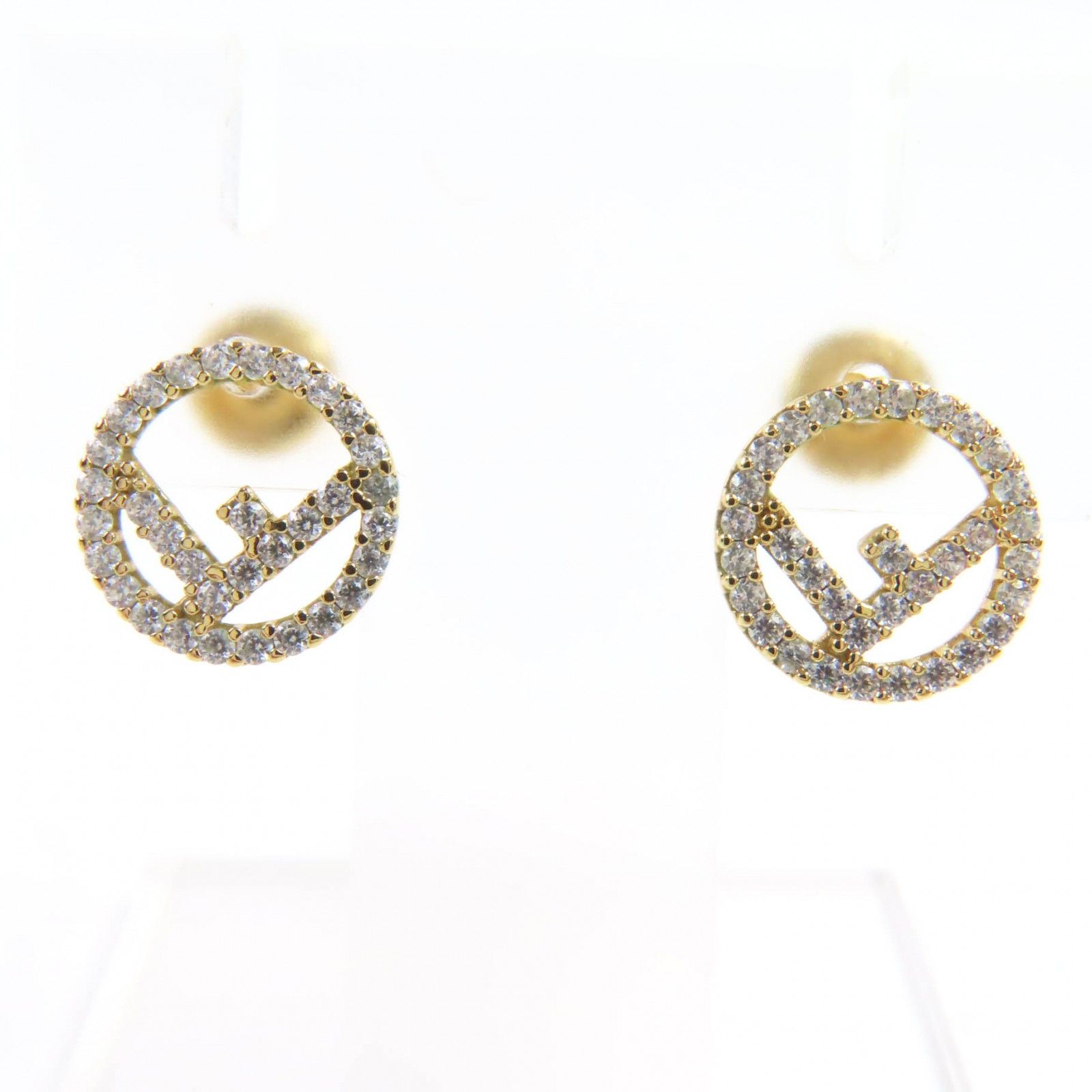 極美品◇FENDI フェンディ エフ イズ フェンディ ピアス Fロゴ