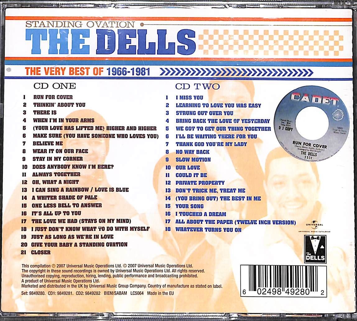 2CD】The Dells Standing Ovation (The Very Best Of 1966-1981