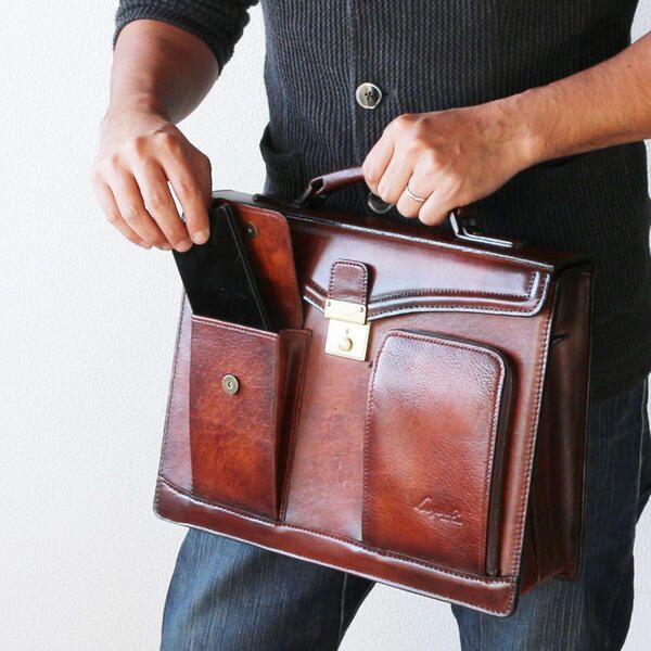 BALLY ライン 2way ショルダー ビジネス バッグ 黒 革 レザー A4 楽天