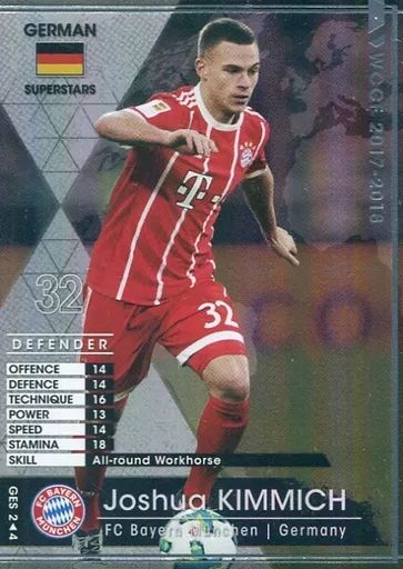 中古】WCCF GES 2/4[GERMAN SUPERSTARS]：ヨシュア・キミッヒ