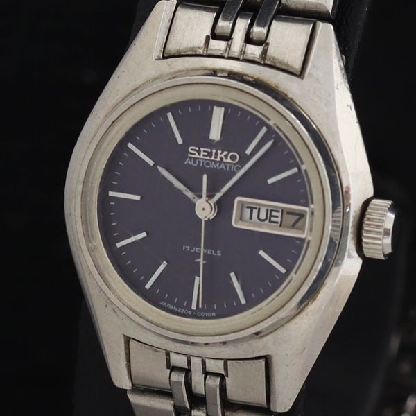 SEIKO 自動巻 腕時計 美品 2206-0010 レディース デイデイト ◇SEIKO 