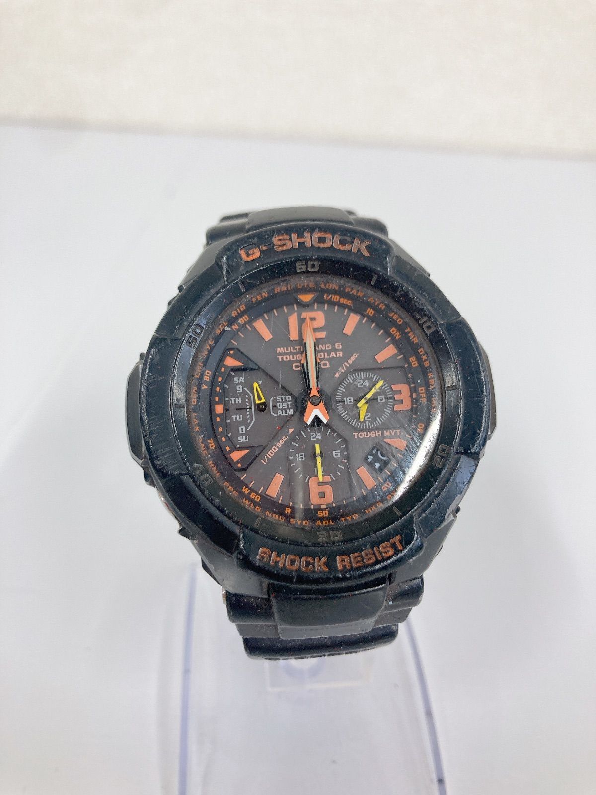 極美品 G-SHOCK GW-3000B スカイコックピット 電波ソーラー 黒 カシオ G-SHOCK スカイコックピット GW-3000B-1AJF 価格比較