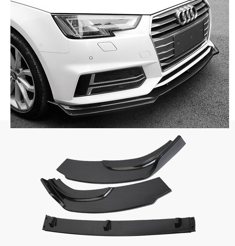 Audiアウディ A4 フロント リップ スポイラー Bk
