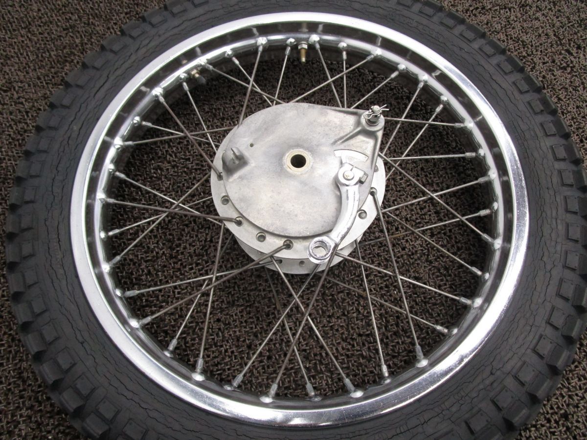 KE125 タカサゴ リアホイール ブレーキドラム □A6120 K1 カワサキ K1E キャブ車