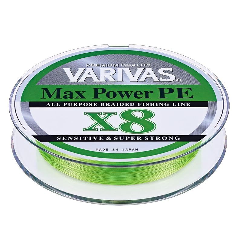 VARIVAS(バリバス) ライン マックスパワーPE X8 ライムグリーン 150m 2号 1