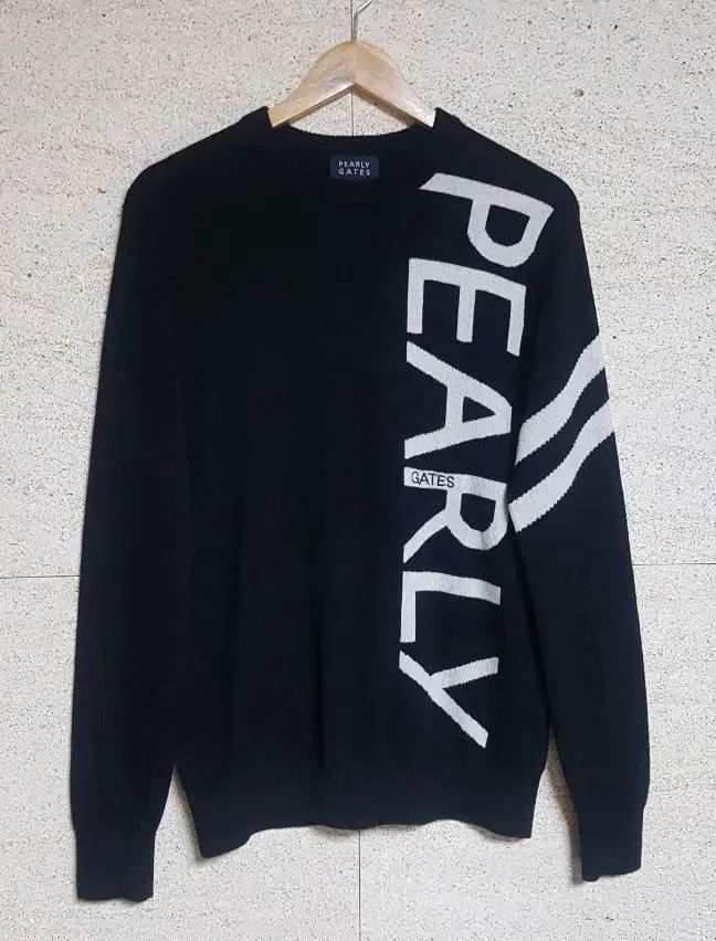 PEARLY GATES パーリーゲイツ メンズ ジャカード レタリング ニット 95