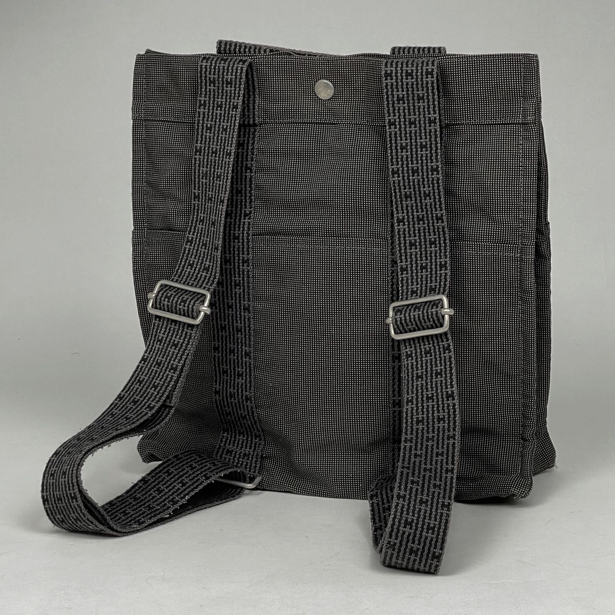 HERMES エールライン アド MM ハンドバッグ リュック ナイロン 