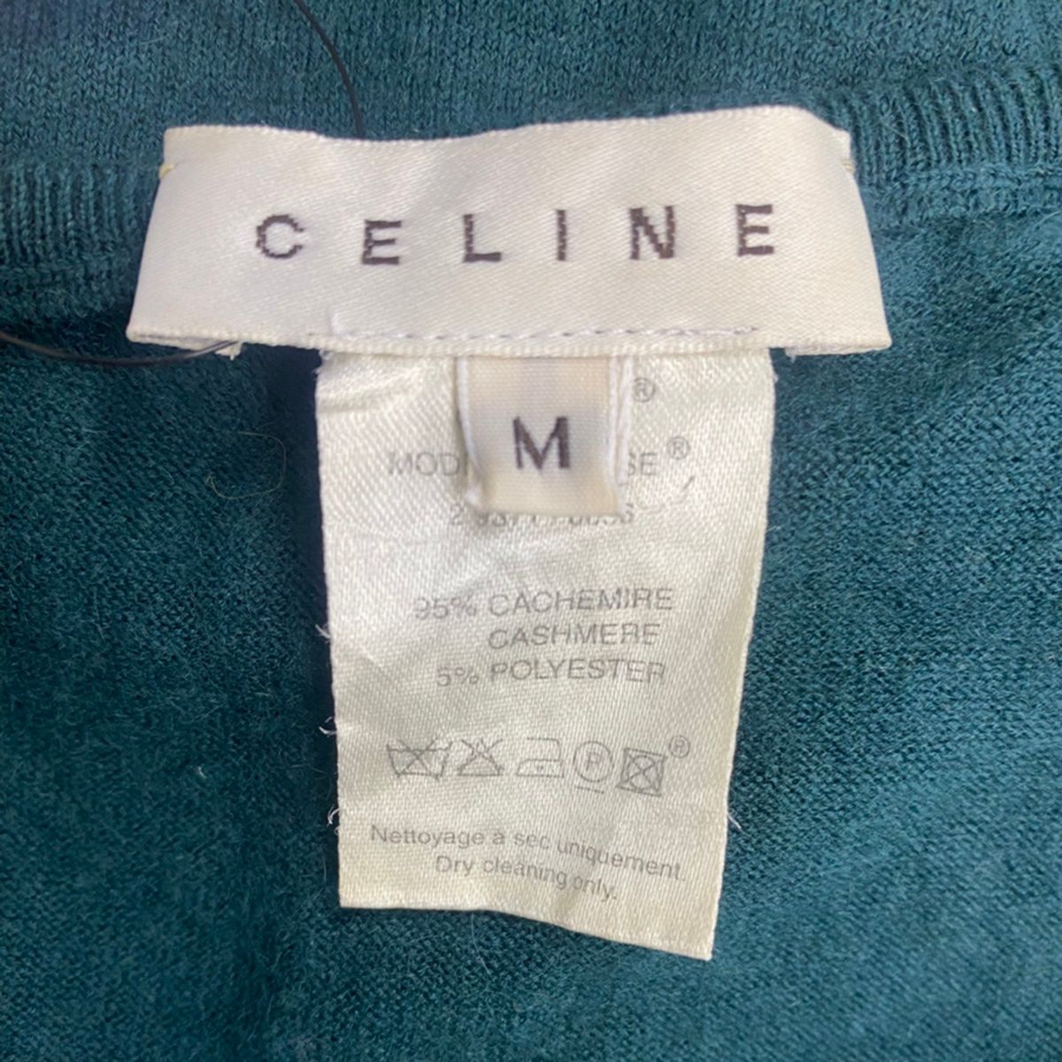 CELINE - CELINE セリーヌ カシミヤニットベスト  グリーン M CELINE セリーヌ カシミヤニットベスト グリーン M - メルカリ