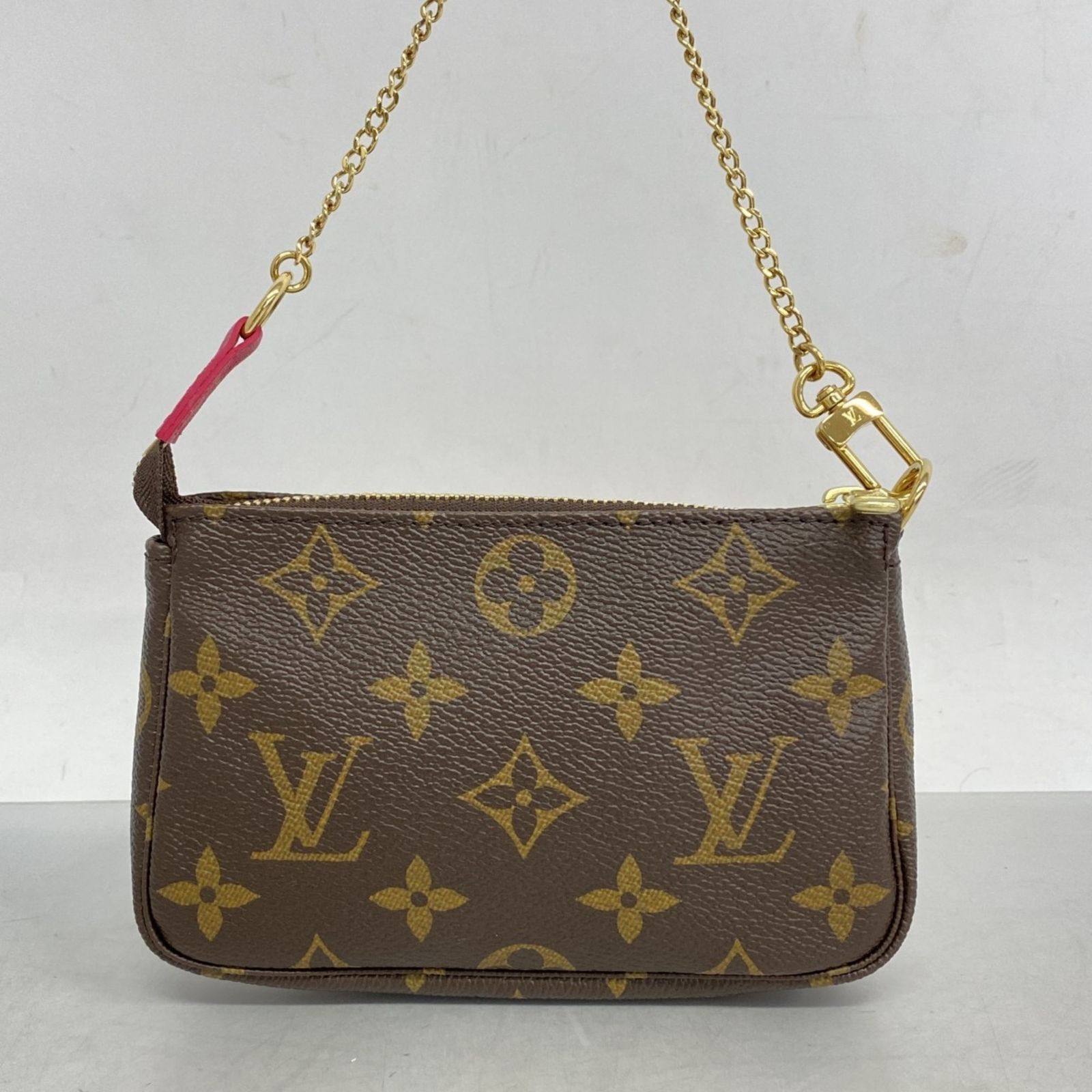 【期間限特別価格】 ルイ ヴィトン Louis Vuitton ルイ ヴィトン ポーチ モノグラム アニマルプリント ミニポシェットアクセソワール M62087 ブラウン ピンクレディース