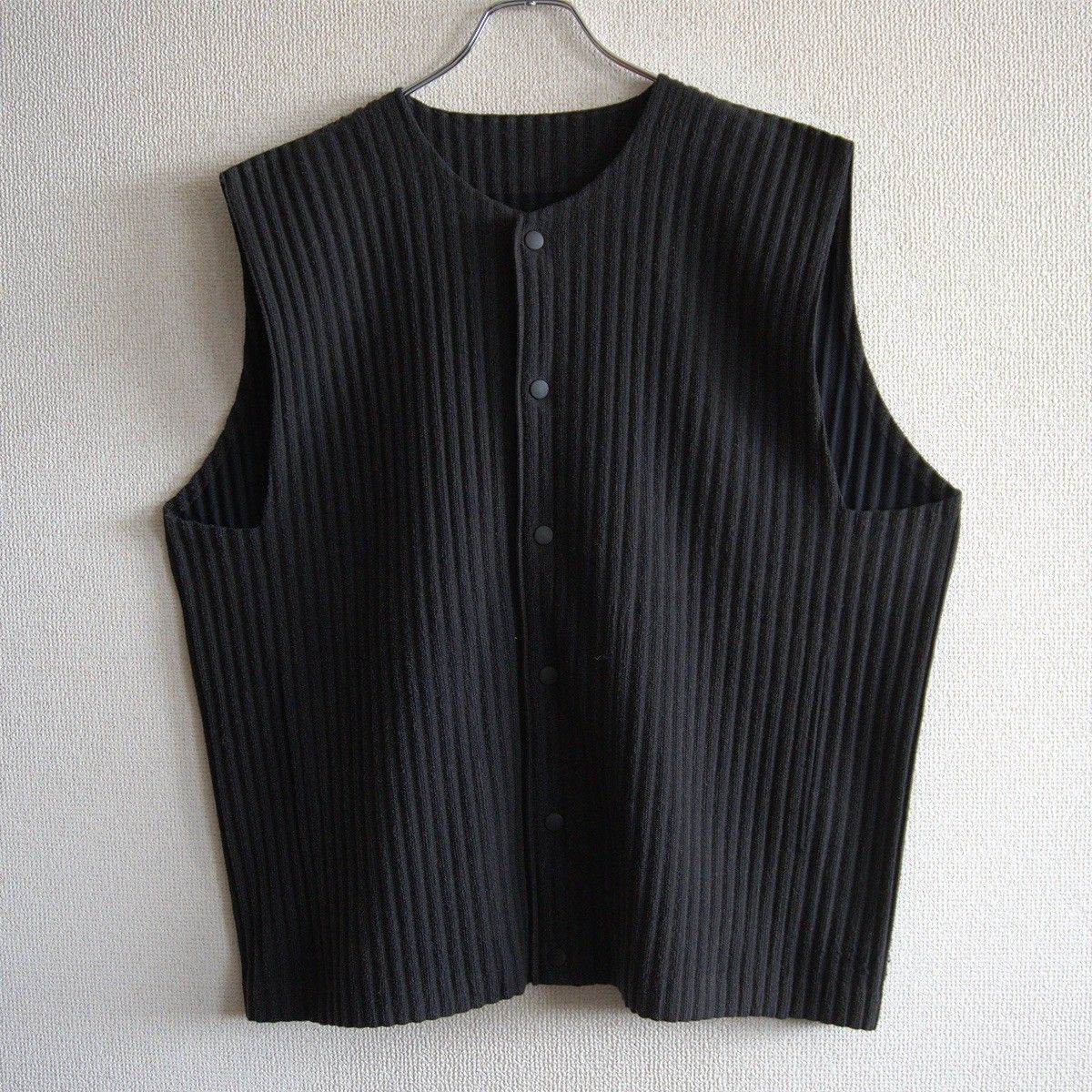 オムプリッセイッセイミヤケ プリーツベスト 美品 ISSEY MIYAKE MEN