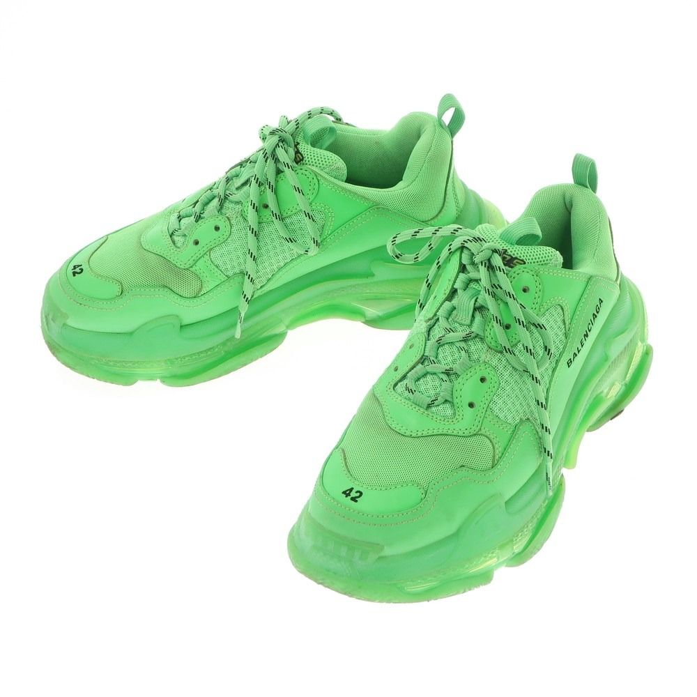 BALENCIAGA Triple S ダットスニーカー ライトグリーン
