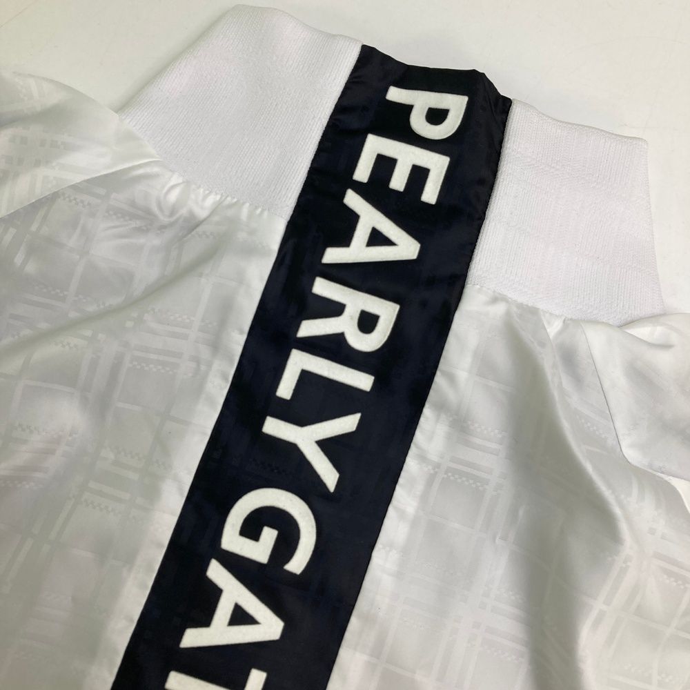 サイズ：5 PEARLY GATES パーリーゲイツ 2023年モデル 蓄熱 ジップジャケット  ホワイト系 [240101478522] ゴルフウェア メンズ ストスト サイズ：5 PEARLY GATES パーリーゲイツ 2023年モデル 蓄熱