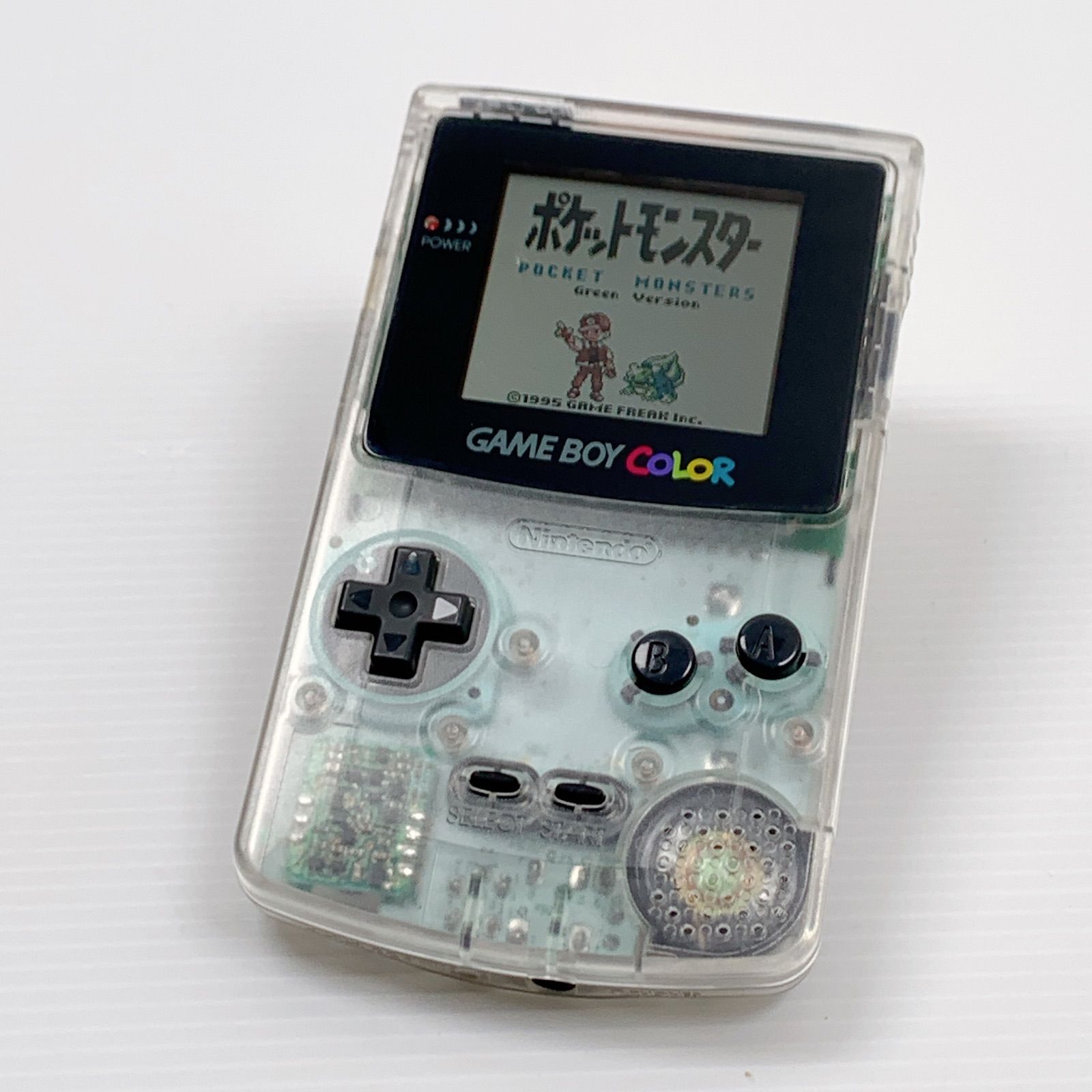 ゲームボーイカラー　本体　クリア　ニンテンドー　Nintendo 説明書 ゲームボーイカラー 本体 クリアパープル 任天堂