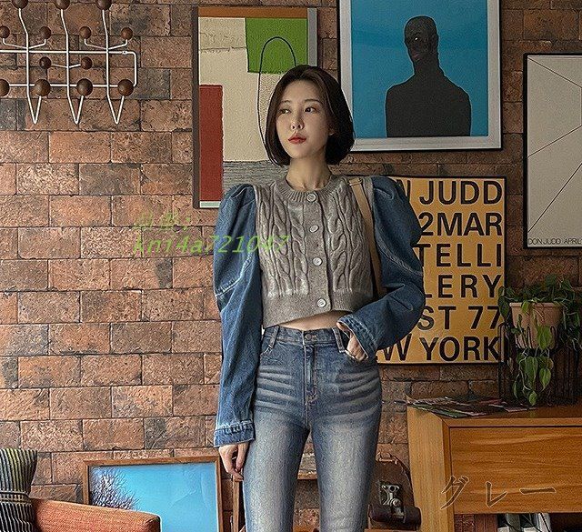 ニットカーディガン韓国ファッ kni4a721047