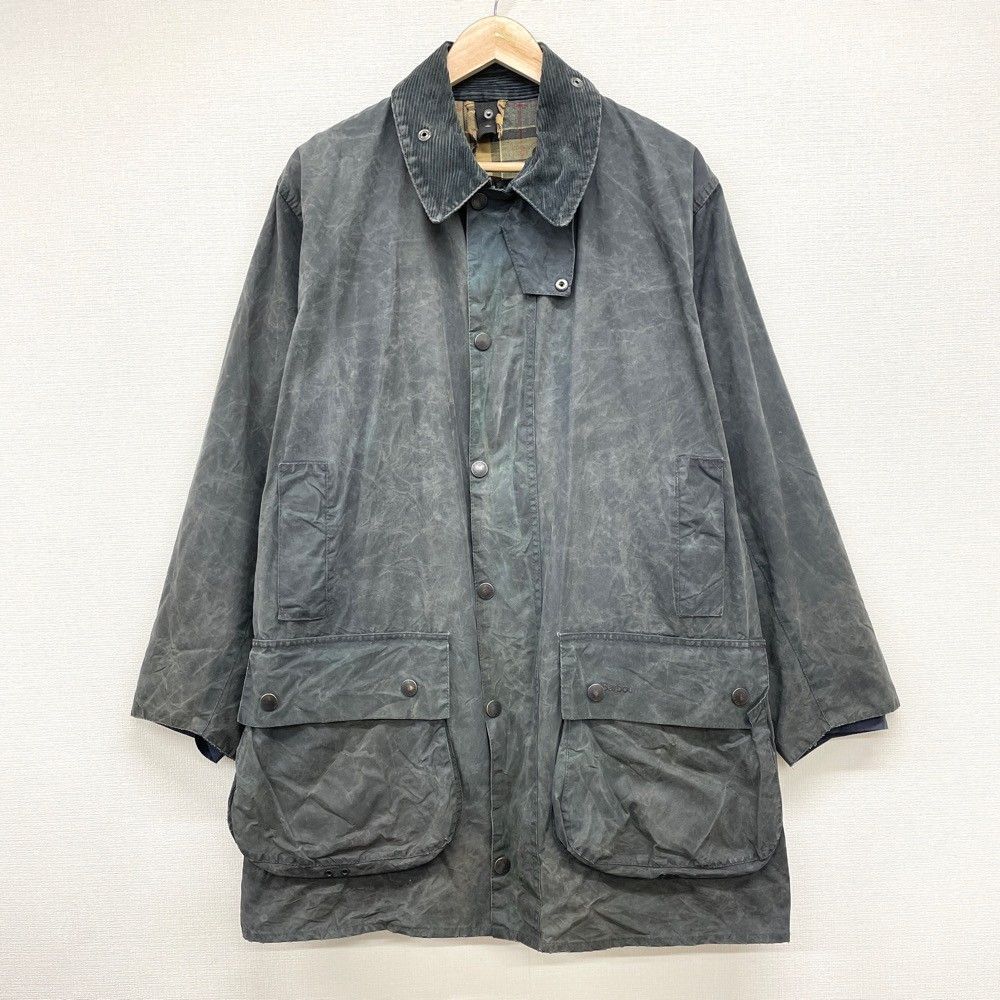 00s Barbour BORDER オイルドジャケット A201 c34/86 00s Barbour BORDER オイルドジャケット A201 c34/86