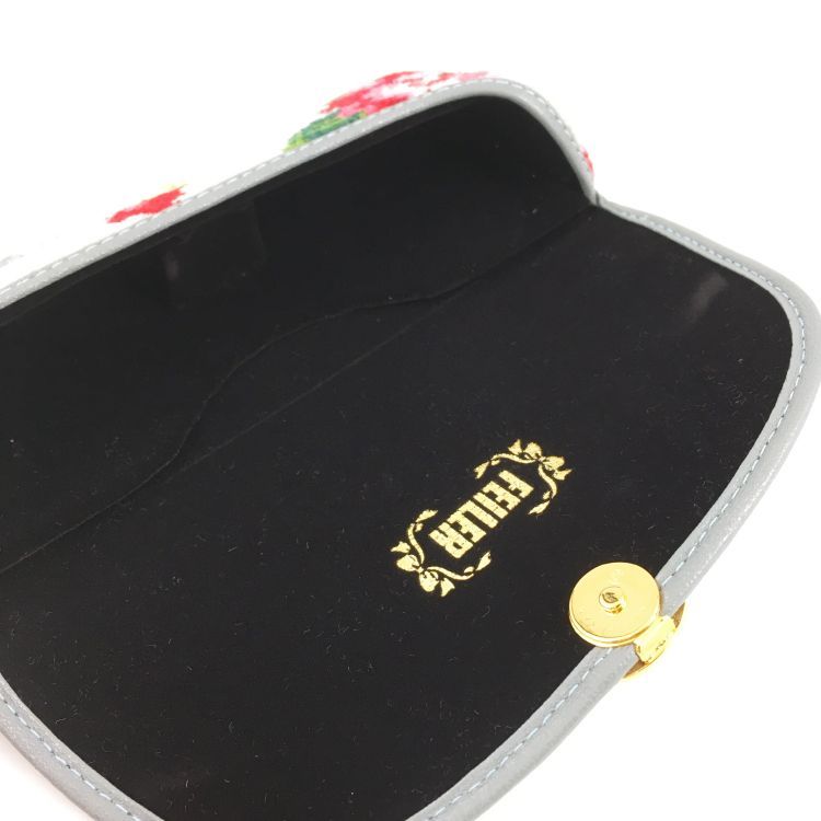 【FEILER】フェイラー　メガネケース　エターナルヒロイン　花柄 グレー 楽天市場】FEILER フェイラー メガネケース エターナルヒロイン