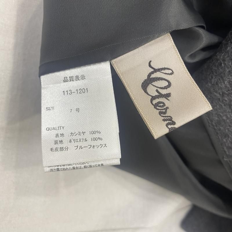 00sレトロ古着 カシミヤ入ウールジャケットダークグレー L ハーフコート リカバリームーヴ スタンドカラージャケット レディース 杢