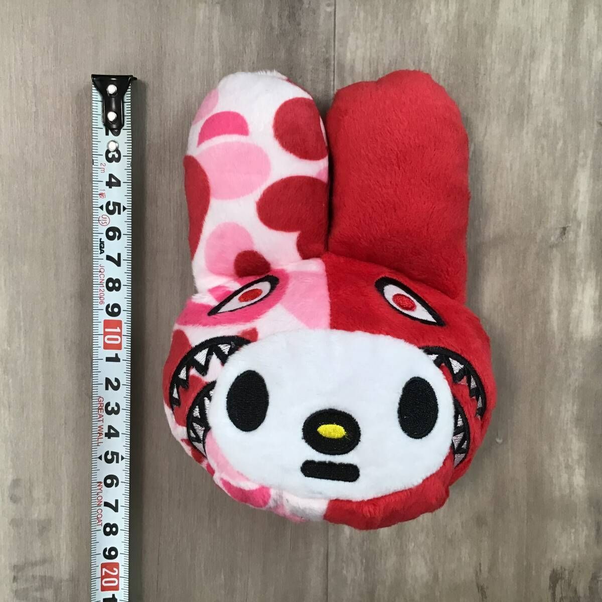 a bathing ape × サンリオ マイメロ　ポーチ サンリオ × BAPE マイメロ Shark Plush Doll Pouch a bathing ape MILO